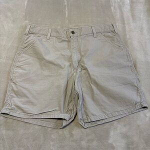 Carhartt Men's Tan Classic Flat Front Shorts